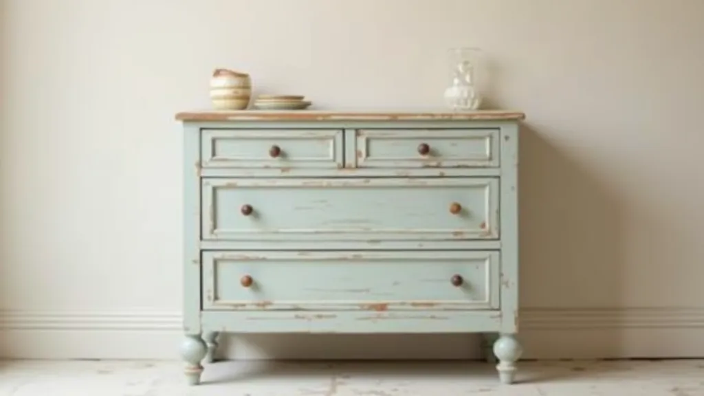 A beautifully restored vintage wooden chair with fresh chalk paint finish, displayed in natural lighting against a neutral background